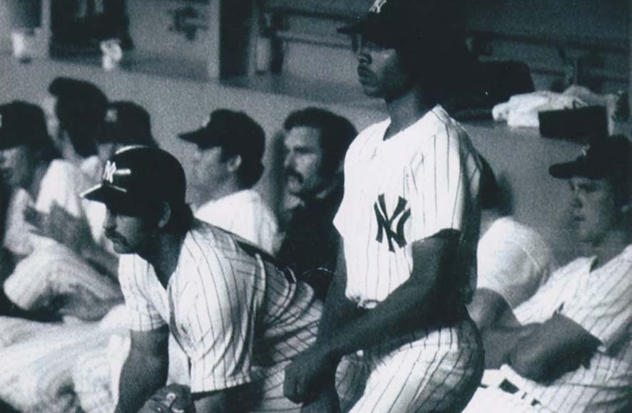 New York Yankee Captian Thurman Munson 15 Locker Photograph by Rob